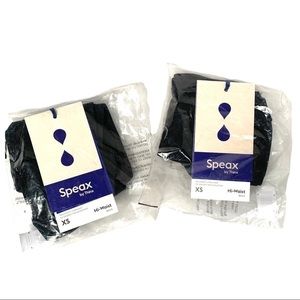 NWT Speax By Thinx Bundle of 2 High Waisted Size XS Women’s Black Undergarment